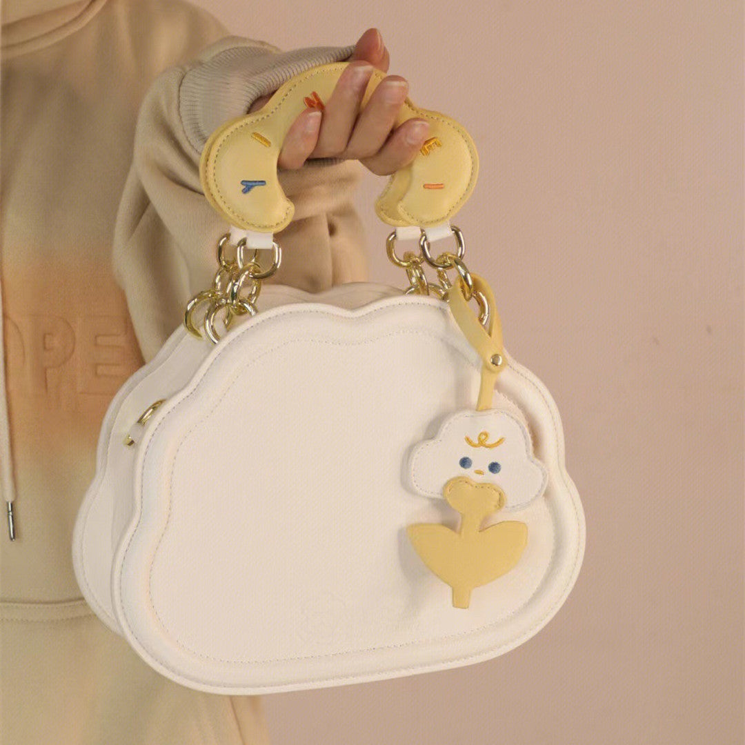 Cream Cloud Handbag – Cute & Stylish Bag for Women