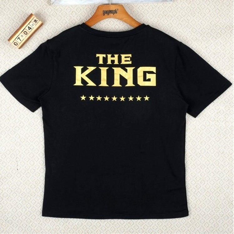 The King & His Queen Couple T-Shirts – Matching Set