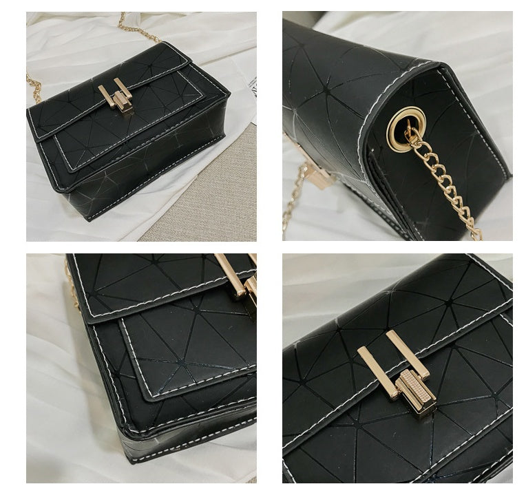 Geometric Rhombic Square Handbag – Trendy & Unique