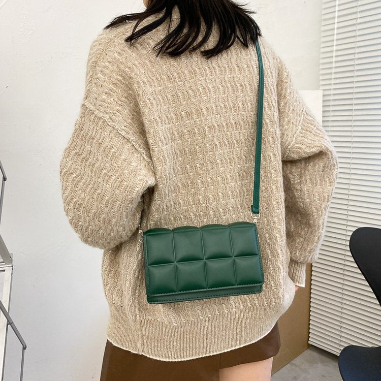 Shiny PU Small Square Shoulder & Messenger Bag
