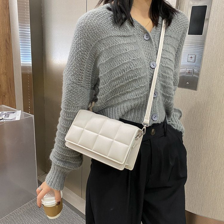 Shiny PU Small Square Shoulder & Messenger Bag