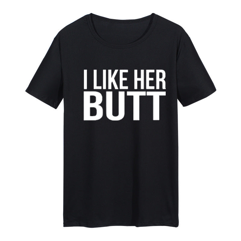 His Beard & Her Butt Couple T-Shirts – Funny Matching Set