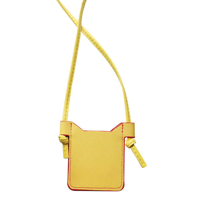 Solid Color Leather Multi-Layer Card & Coin Purse
