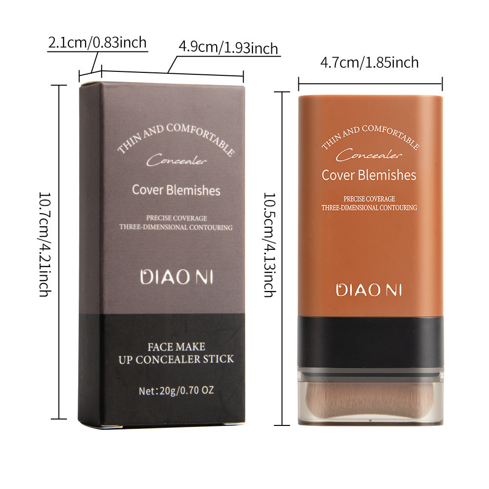 5 Colors With Brush 20g Moisturizing Light Transparent Concealing Foundation