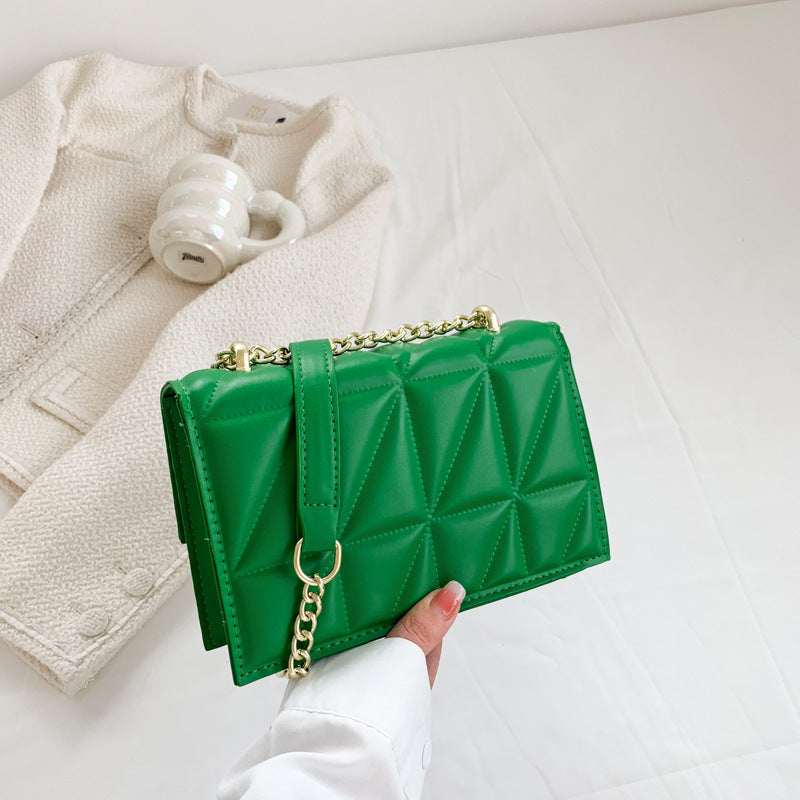 Small Square Chain Crossbody Bag – Stylish Compact Carry