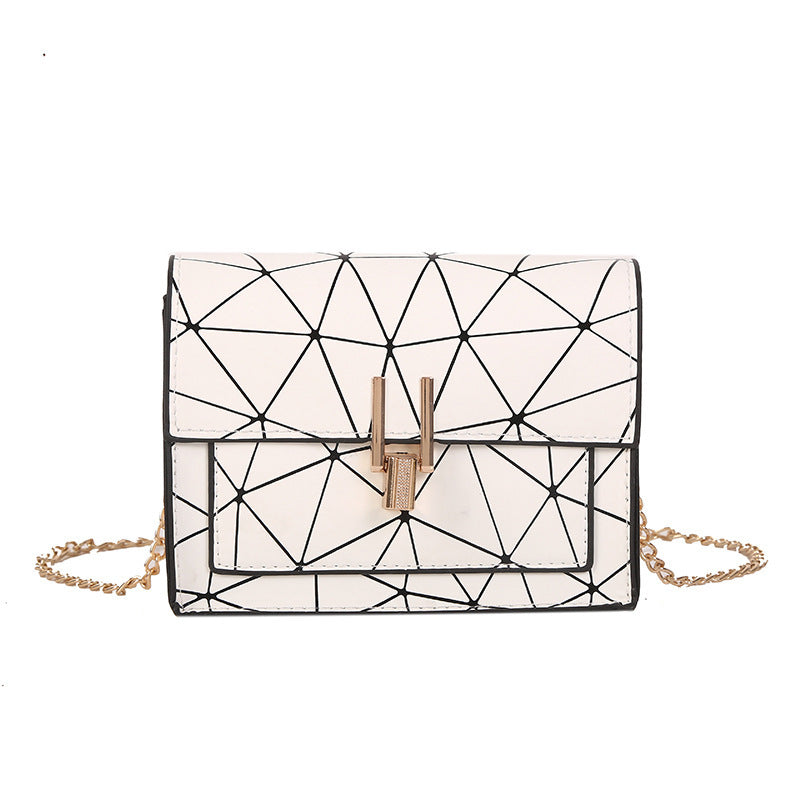 Geometric Rhombic Square Handbag – Trendy & Unique