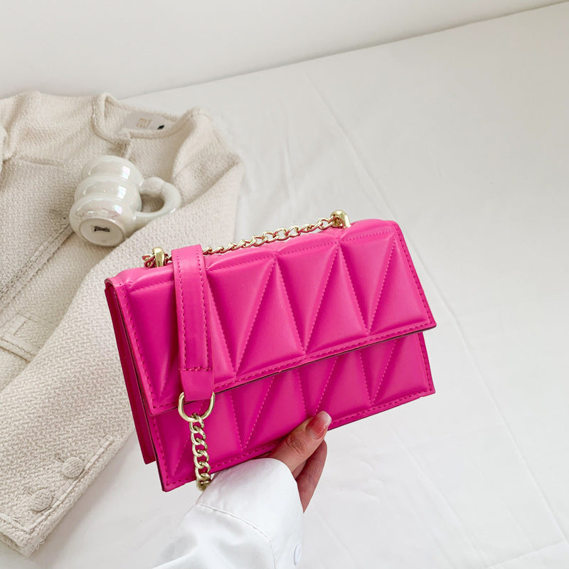 Small Square Chain Crossbody Bag – Stylish Compact Carry