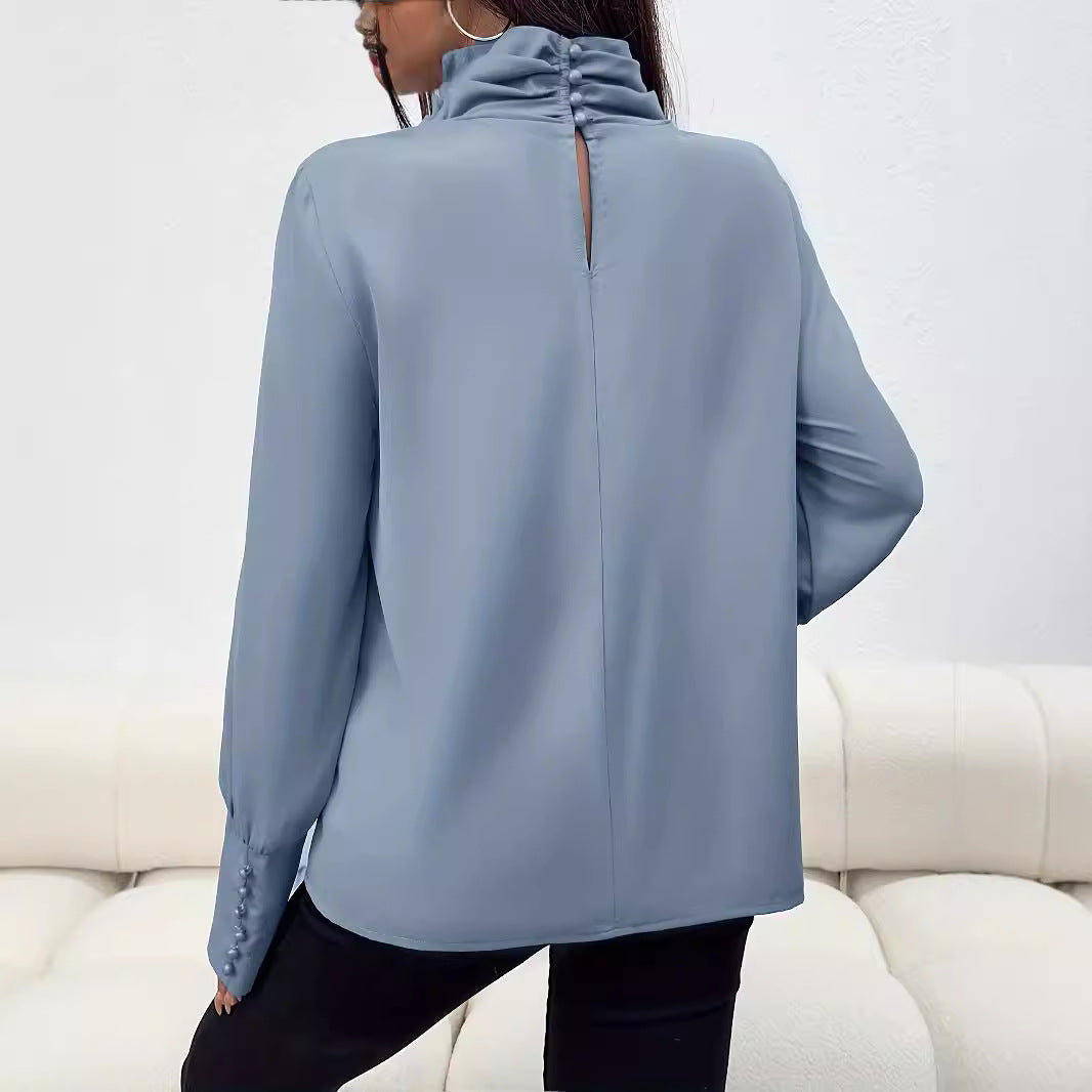 Women's Fashion Personality Shirt Turtleneck Top