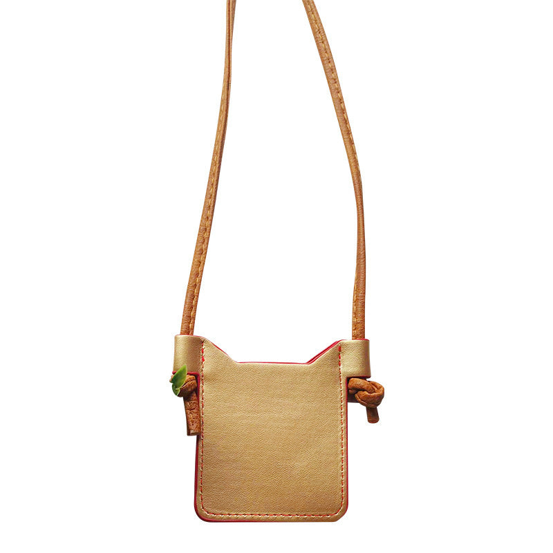 Solid Color Leather Multi-Layer Card & Coin Purse