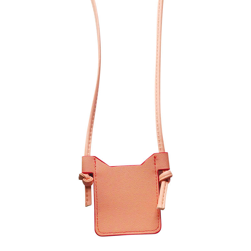 Solid Color Leather Multi-Layer Card & Coin Purse